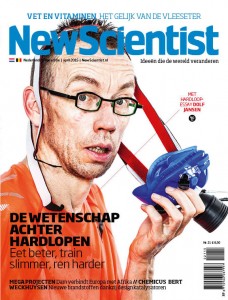 Dolf Jansen op de cover van New Scientist
