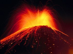 uitbarsting vulkaan