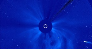 Komeet ISON nadert de zon Bron: Nasa