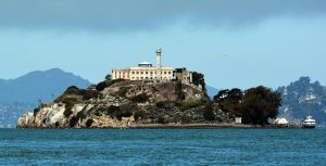 Alcatraz. Bron: Wikimedia Commons/D. Ramey Logan