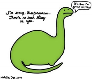 Arme Brontosaurus.  Bron: nataliedee.com