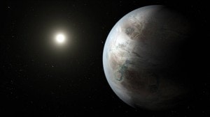 Tekening van Kepler 452b