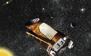 Artistieke impressie van Keplers missie Bron: NASA/Ames/JPL-Caltech