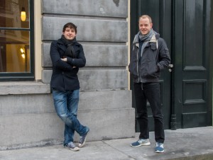 Dirkjan Tijs (links) en Sjoerd Esschendal (rechts) ontwikkelden een debatagenda. Bron: Joost Imhof