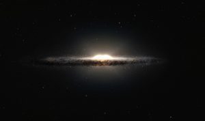 De Melkweg is mogelijk 8 miljard jaar geleden plotseling gestopt met het maken van sterren. Afbeelding: ESO/NASA/JPL-Caltech/M. Kornmesser/R. Hurt