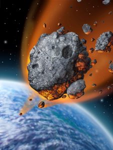 De meteoriet die 66 miljoen jaar geleden de aarde trof, zorgde voor meer diversiteit in de bossen.  Bron: