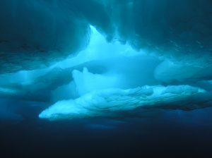 Als het Noordpoolijs smelt, zal de oceaan steeds lichter worden. Foto: Elizabeth Calvert