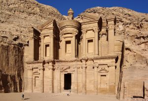 Het Klooster is het grootste monument van Petra, Jordanië. Foto: Berthold Werner 