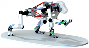 Het ontwerp van de robotaap Bron: DFKI/Universität Bremen
