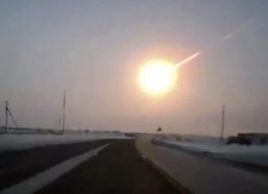 In februari 2013 raakte een meteoriet Rusland, nabij Chelyabinsk.