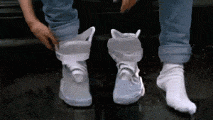 Power laces in Back to the Future II.