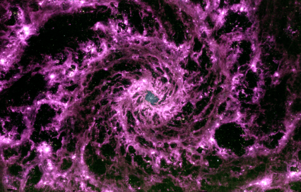 James Webb Space Telescope shows vortex of star dust – New Scientist