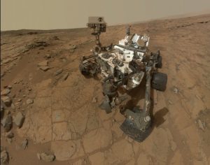 Curiosity struint sinds augustus 2012 het oppervlak van Mars af. Bron: NASA/JPL-Caltech/MSSS