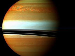 Stormen op Saturnus NASA