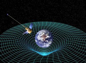 Materie verandert de ruimtetijd Bron: Wikimedia Commons / NASA